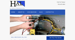 Desktop Screenshot of halmechanical.com